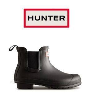 Hunter Original Chelsea Boot - Black 6 M